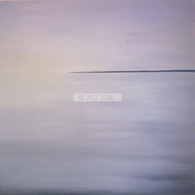 Prelude 80x80cm oil on canvas